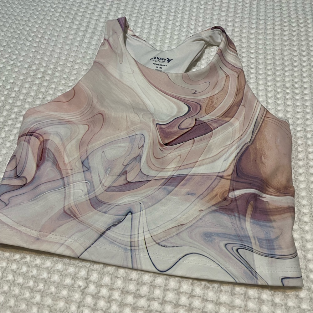 Old Navy Girl’s Sports bra - Abstract Swirl Pattern